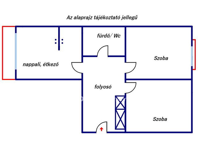 Eladó téglalakás, Szegeden 83.9 M Ft, 2 szobás