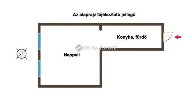 Eladó téglalakás, Budapesten, XIII. kerületben 33 M Ft, 1 szobás
