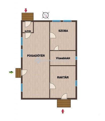 Eladó üzlethelyiség, Csehiben 8.5 M Ft / költözzbe.hu