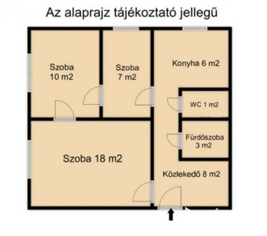 Eladó panellakás, Békéscsabán 30.5 M Ft, 2+1 szobás