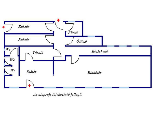 Eladó üzlethelyiség, Kétegyházán 49.9 M Ft