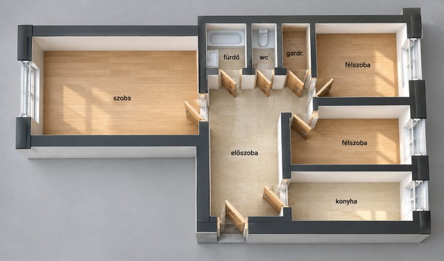 Eladó panellakás, Budapesten, III. kerületben 59.9 M Ft