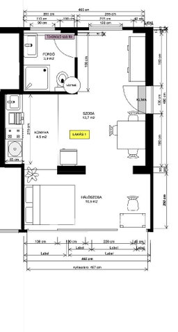 Kiadó téglalakás, albérlet, Szegeden 220 E Ft / hó, 1 szobás