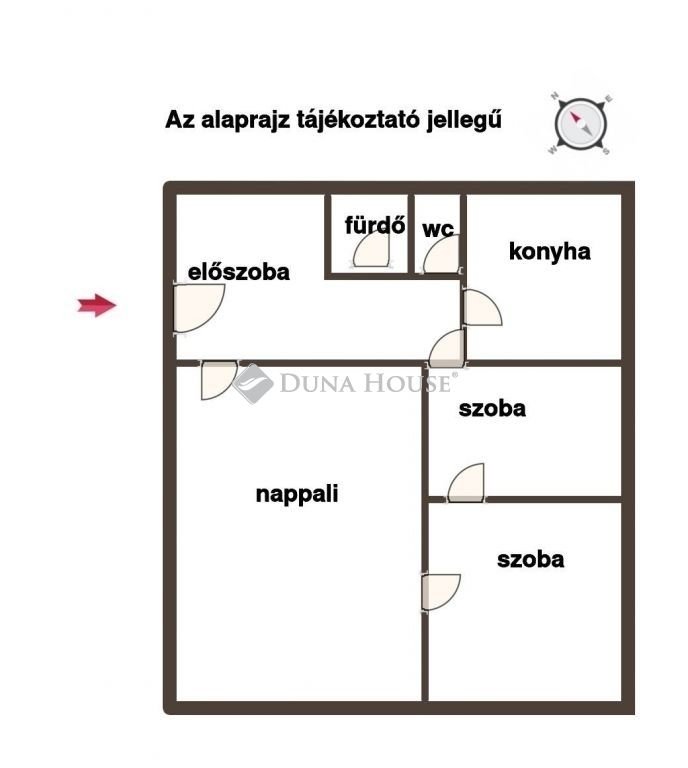 3 bed · 52m² · 57.900.000 ft