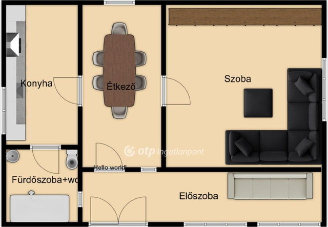 Eladó családi ház, Földesen 8.9 M Ft, 1 szobás