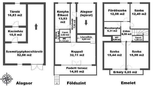 Eladó ikerház, Egerben 140 M Ft, 4 szobás / költözzbe.hu