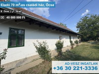 Eladó családi ház, Ócsán 45 M Ft, 2 szobás