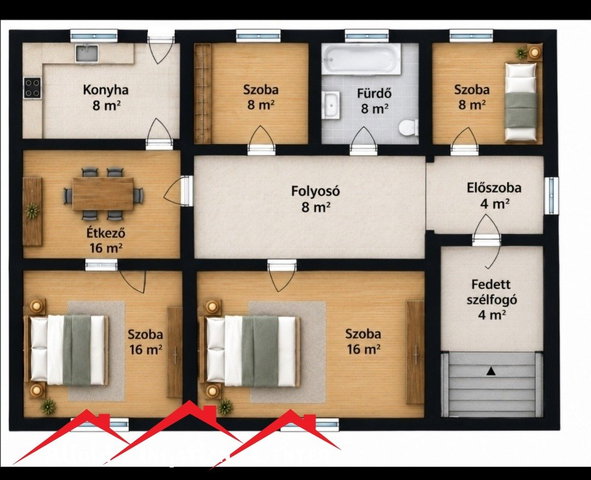 Eladó családi ház, Gyomaendrődön 38 M Ft, 3 szobás