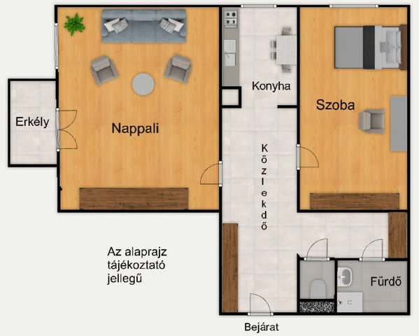 Eladó panellakás, Veszprémben 46 M Ft, 2 szobás