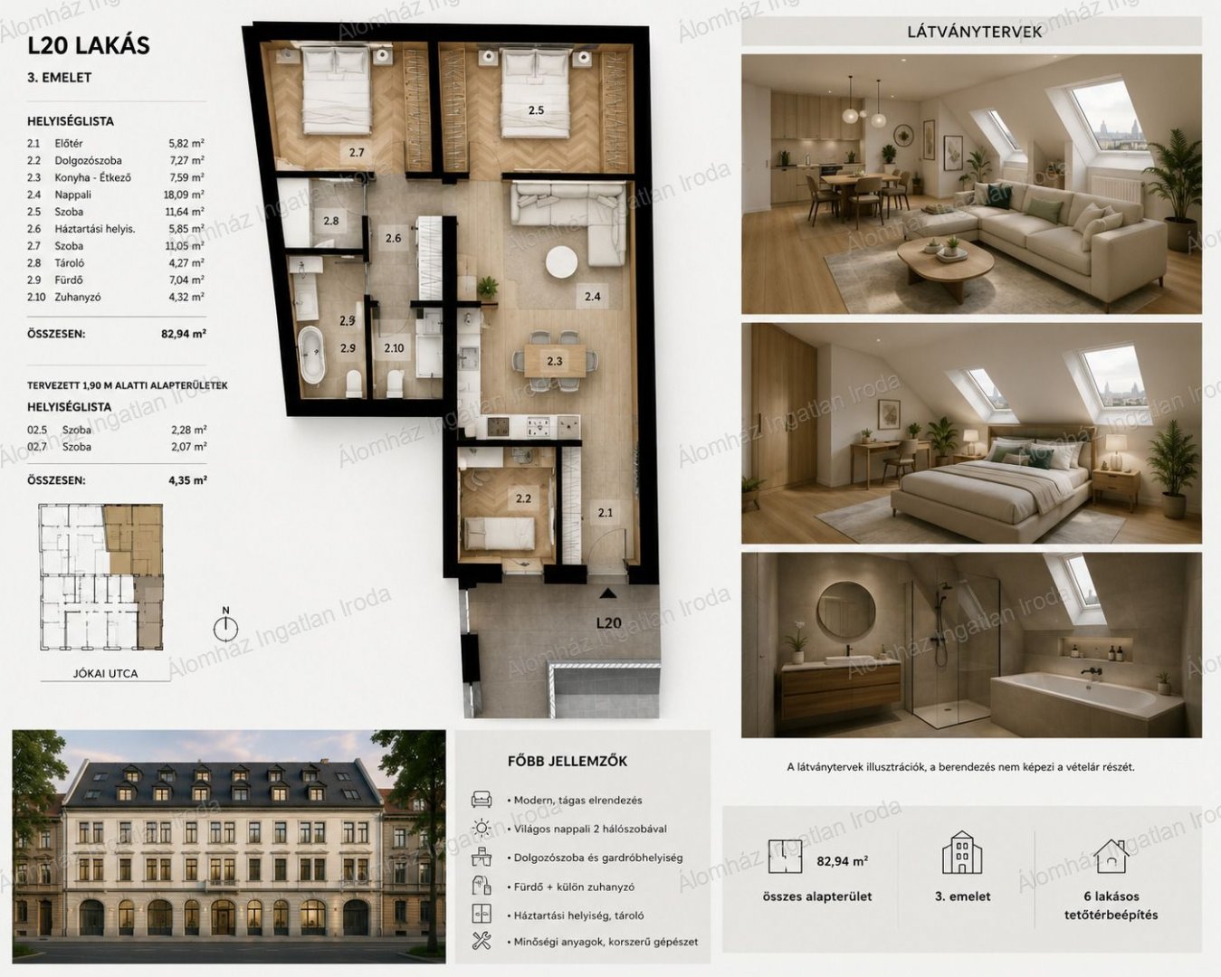 3 bed · 87m² · 172.000.000 ft