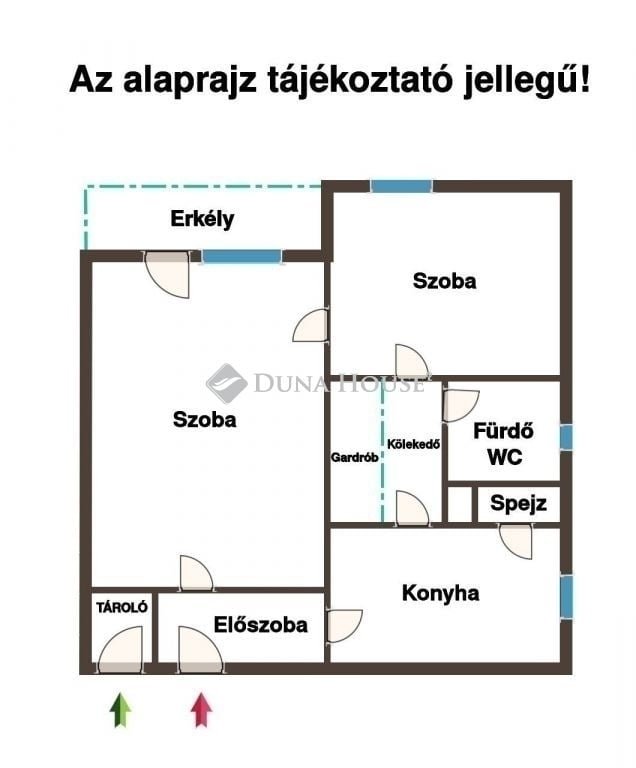2 bed · 53m² · 55.900.000 ft
