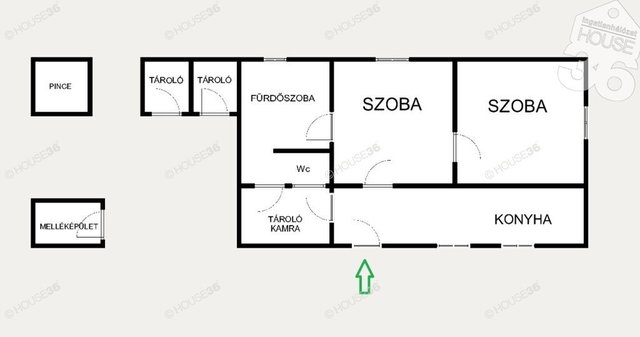 Eladó családi ház, Lakitelken 20.99 M Ft, 2 szobás