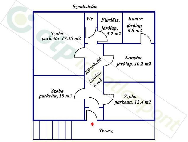 Eladó családi ház, Szentistvánon 31 M Ft, 3 szobás