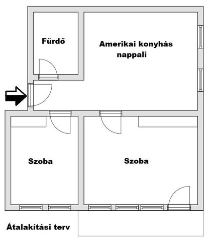 Eladó téglalakás, Zalaegerszegen 46 M Ft, 1+2 szobás