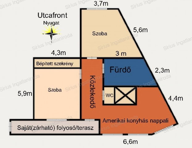 Eladó téglalakás, Budapesten, VI. kerületben 179.9 M Ft
