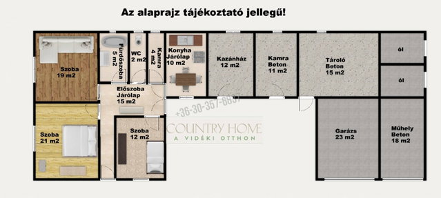 Eladó családi ház, Domaszéken 59.9 M Ft, 3 szobás