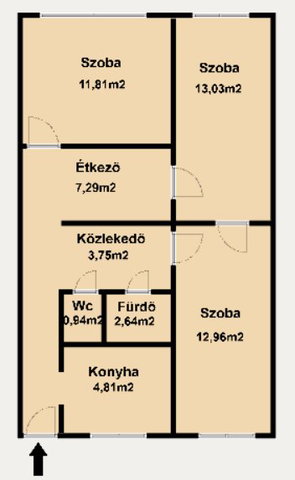 Eladó panellakás, Budapesten, X. kerületben 74 M Ft, 3 szobás