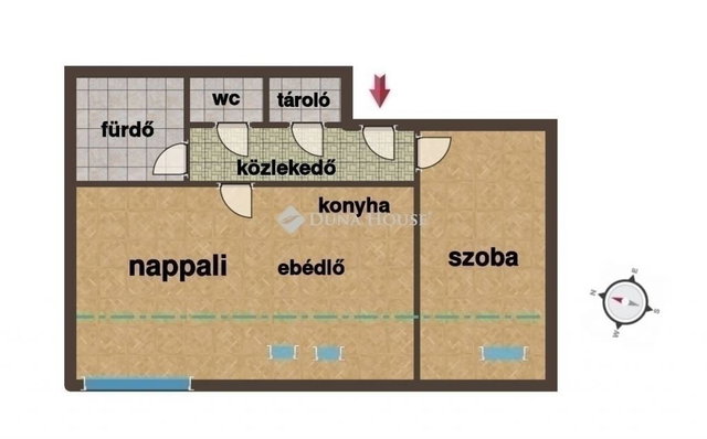 Eladó téglalakás, Budapesten, X. kerületben 59.9 M Ft, 2 szobás