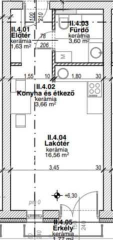 Eladó téglalakás, Nyíregyházán 30.8 M Ft, 1 szobás