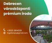 Kiadó iroda, Debrecenben, Bethlen utcában 1100 E Ft / hó