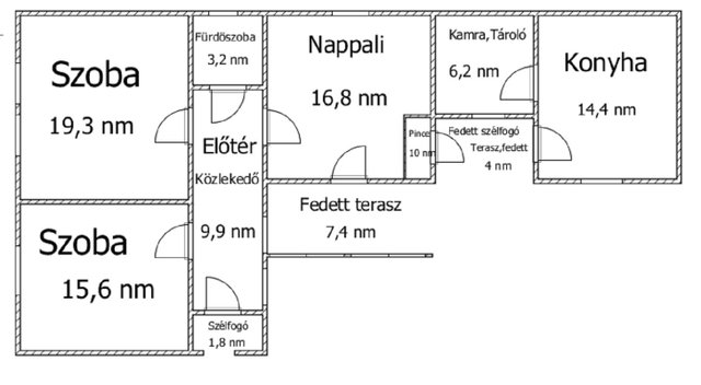 Eladó családi ház, Nagyalásonyon 16.9 M Ft, 3 szobás