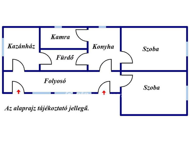 Eladó családi ház, Békéscsabán 8 M Ft, 2 szobás