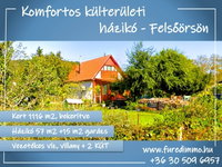 Eladó nyaraló, Felsőörsön 55 M Ft, 2 szobás