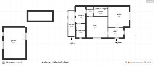 Eladó családi ház, Tiszavárkonyban 19.5 M Ft, 2 szobás