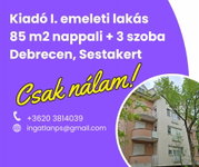 Kiadó téglalakás, albérlet, Debrecenben, Hatvani István utcában