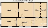 Eladó családi ház, Kisteleken 14.49 M Ft, 3 szobás
