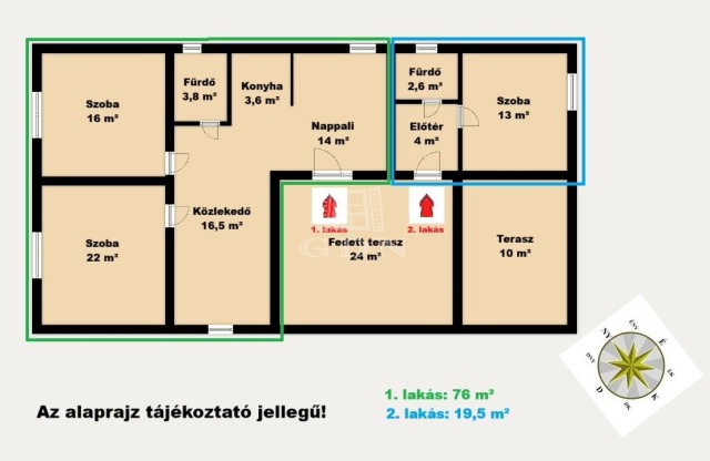 Eladó családi ház, Üllőn 56.9 M Ft, 4 szobás