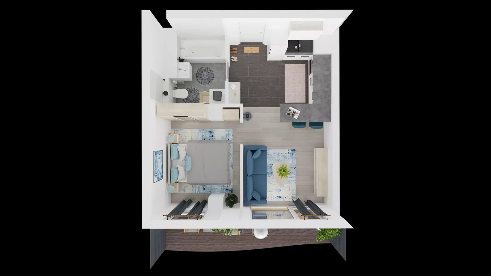 1 bed · 34m² · 70.835.000 ft