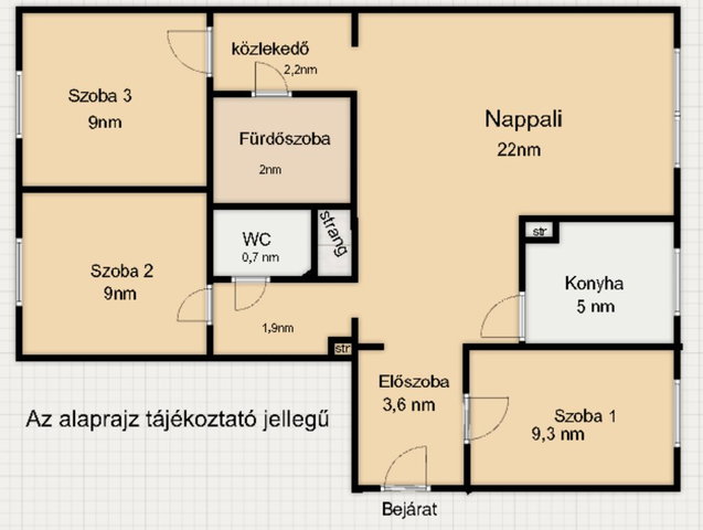 Eladó panellakás, Veszprémben 50 M Ft, 1+3 szobás