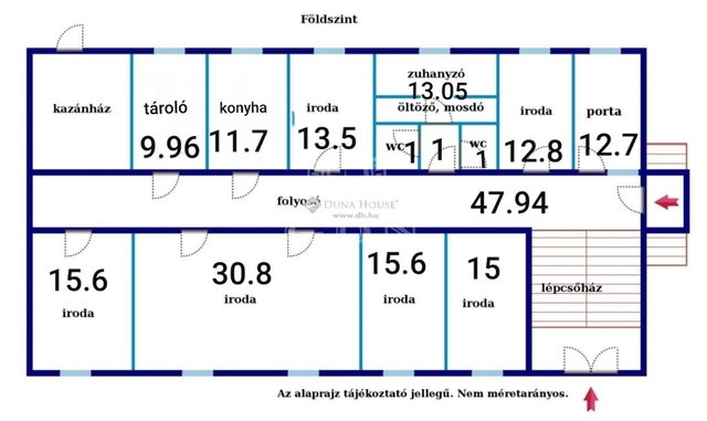 Kiadó iroda, Székesfehérvárott 90 E Ft / hó, 6 szobás