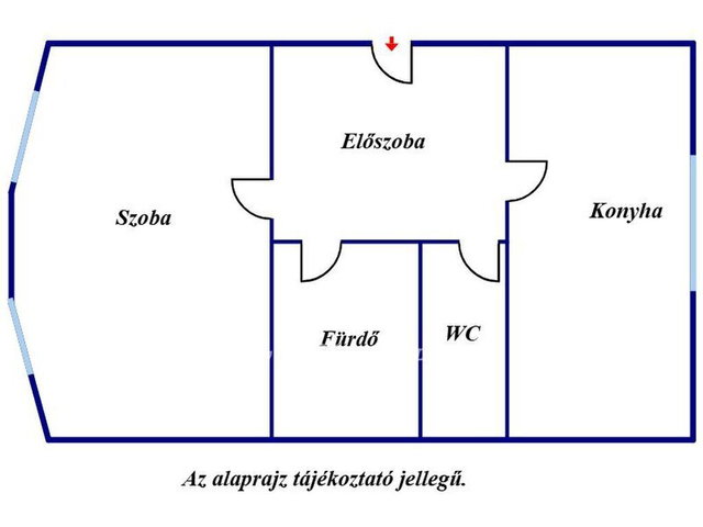 Eladó panellakás, Szolnokon 32 M Ft, 1 szobás