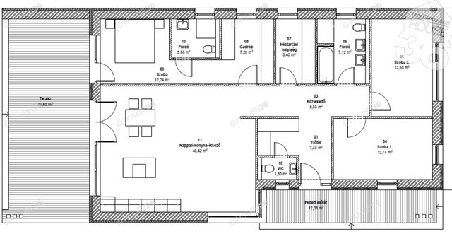 Eladó családi ház, Kecskeméten 86.5 M Ft, 4 szobás
