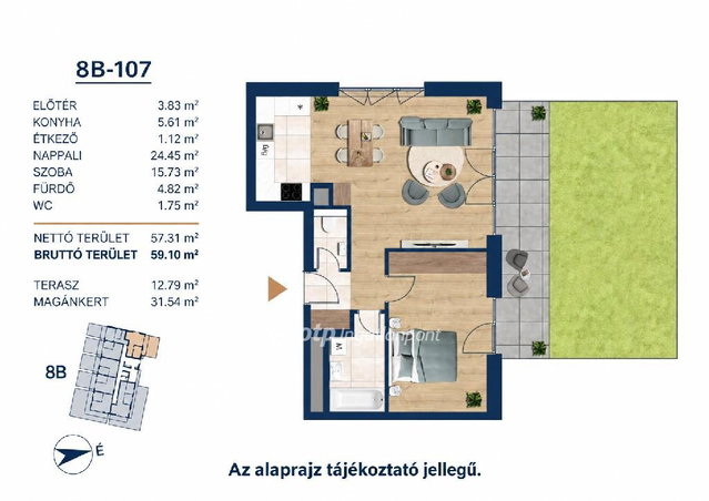 Eladó téglalakás, Budapesten, III. kerületben 100.2 M Ft