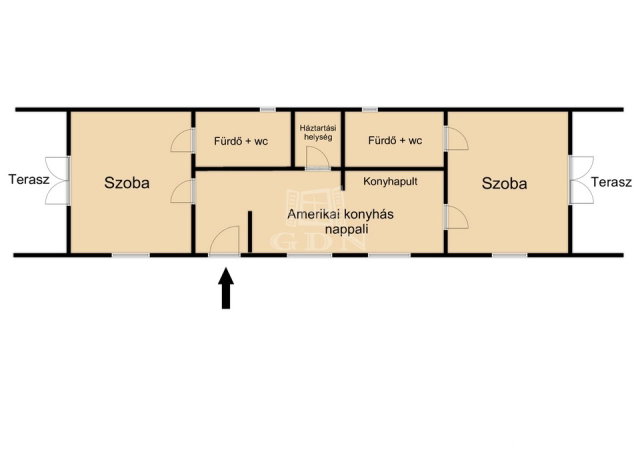 Eladó családi ház, Mogyoródon 89.99 M Ft, 3 szobás