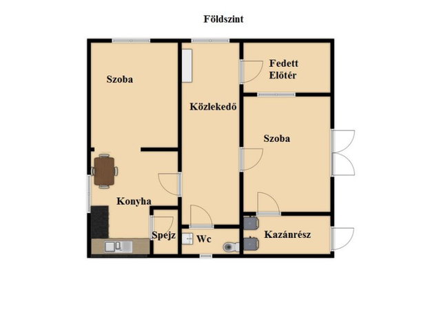 Eladó családi ház, Dabason 84.99 M Ft, 5 szobás
