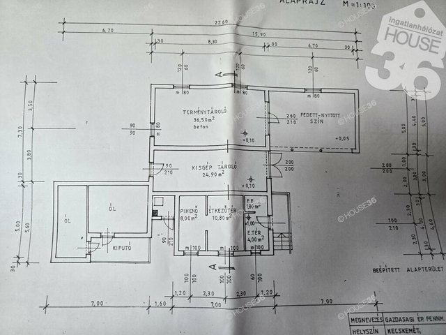 Eladó mezogazdasagi ingatlan, Kecskeméten 24.9 M Ft, 2 szobás