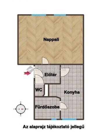 Eladó téglalakás, Budapesten, XIII. kerületben 69 M Ft, 1 szobás