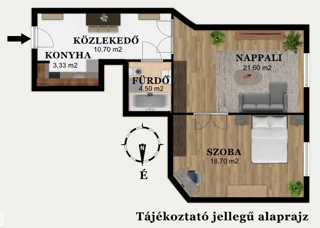 Eladó téglalakás, Budapesten, XIII. kerületben, Garam utcában