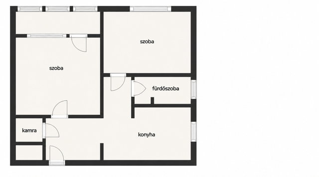 Eladó téglalakás, Pétfürdőn 36 M Ft, 2 szobás
