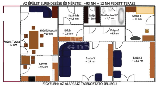 Eladó családi ház, Debrecenben 61.9 M Ft, 3 szobás
