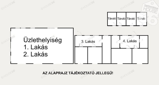 Eladó üzlethelyiség, Nagykőrösön 55 M Ft
