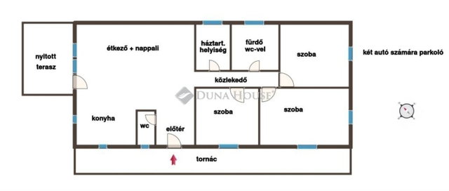 Eladó családi ház, Ráckeresztúron 81.9 M Ft, 4 szobás