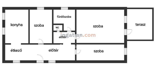 Eladó családi ház, Szolnokon 69 M Ft, 3 szobás