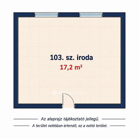 Kiadó iroda, Debrecenben 62 E Ft / hó, 1 szobás