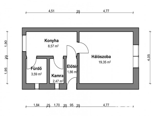 Eladó családi ház, Szabadszálláson 18 M Ft, 1+2 szobás