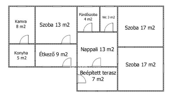 Eladó családi ház, Mezőkovácsházán 17 M Ft, 4 szobás
